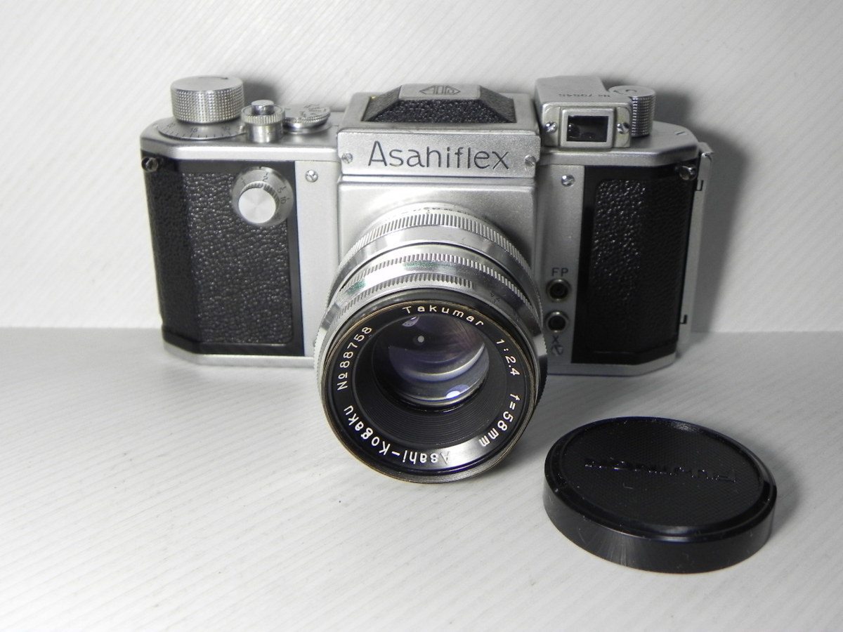 Asahiflex IIA カメラ+Takuma 58mm/F2.4レンズセット(難有品