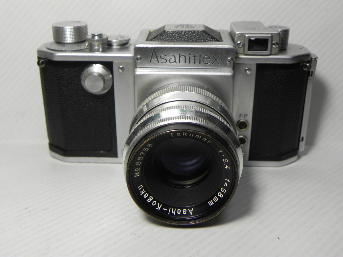 Asahiflex IIA カメラ+Takuma 58mm/F2.4レンズセット(難有品
