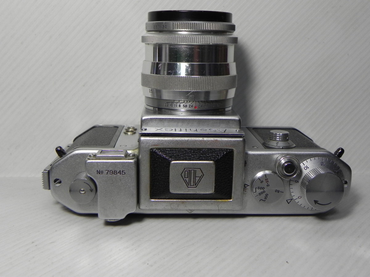 Asahiflex IIA カメラ+Takuma 58mm/F2.4レンズセット(難有品