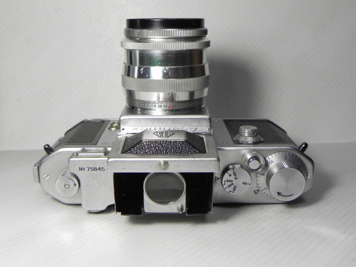 Asahiflex IIA カメラ+Takuma 58mm/F2.4レンズセット(難有品