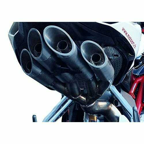 MV agusta F4 F4RR QDエキゾースト スリップオンマフラー パワーガン