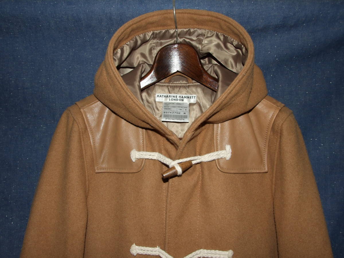 美品!KATHARINE HAMNETT LONDON/キャサリンハムネットロンドン*レザー 