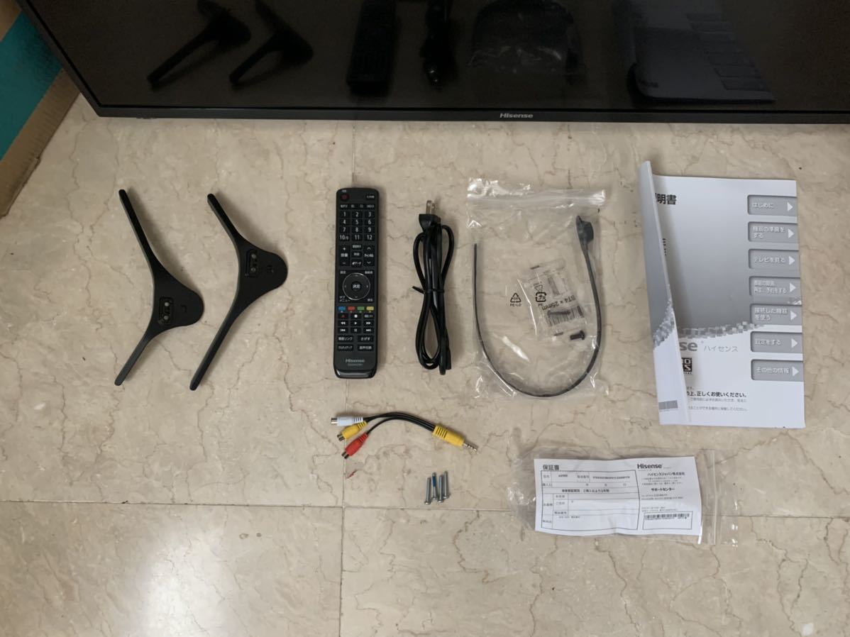 ハイセンス 43V型 4K対応 液晶 テレビ 43F68E ダブルチューナー 外付け