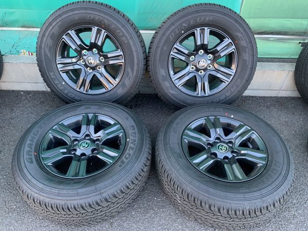中古☆ハイラックス 純正ホイールとタイヤ4本SET☆17インチ 7.5J 