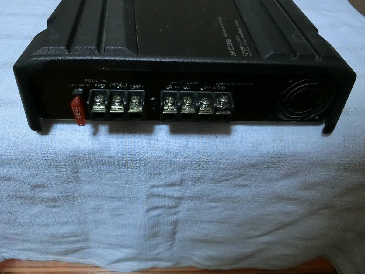 自動車 ‼️即日配送‼️KENWOOD KAC-M626 250W 2CH パワーアンプ