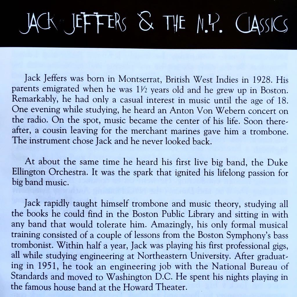ビル イーズリー ジャック ジェファーズ ジェームズ ゾラー マーク シム アルフレッド パターソン Nyビッグ バンド Big Band 1995年 ジャズ一般 売買されたオークション情報 Yahooの商品情報をアーカイブ公開 オークファン Aucfan Com