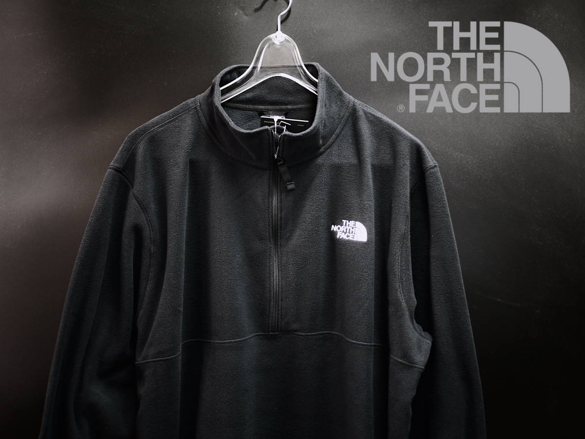 新品 US購入 M/THE NORTH FACE GLACIER JKT ノースフェイス ハーフジップ フリース TNF BLACK 黒
