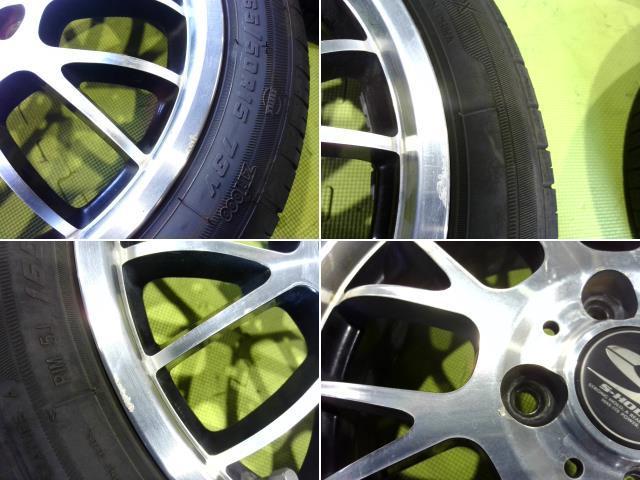 BADX S-HOLD エスホールド GLANZ 15インチ 5J+45 PCD 100X4H 165/50R15
