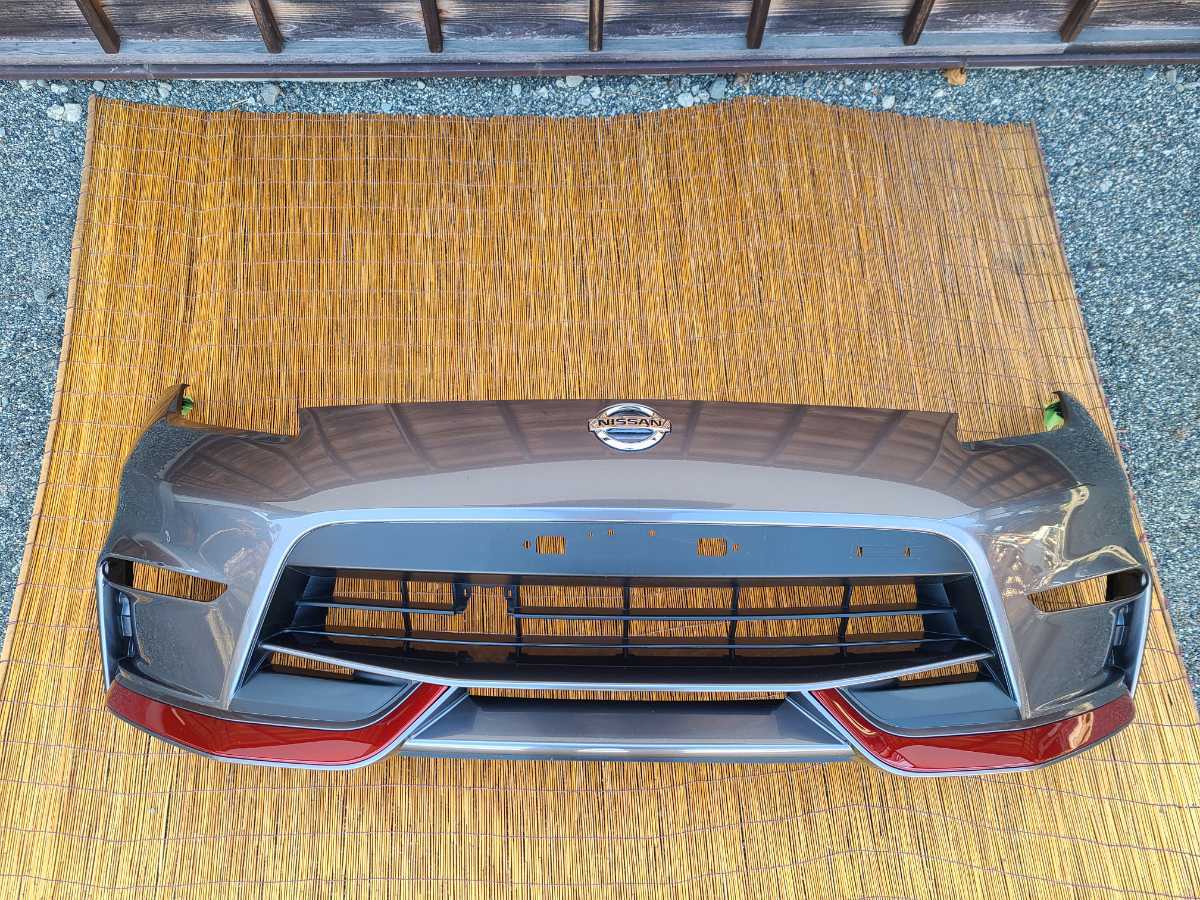 フェアレディZ34 後期 ニスモ NISMO 純正フロントバンパー KAD ダーク