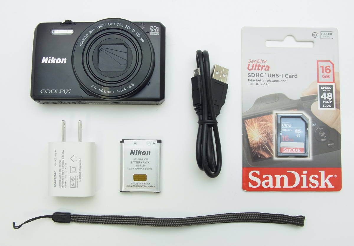 Nikon coolpix S7000 (ブラック )・1602万画素・光学20倍ズーム