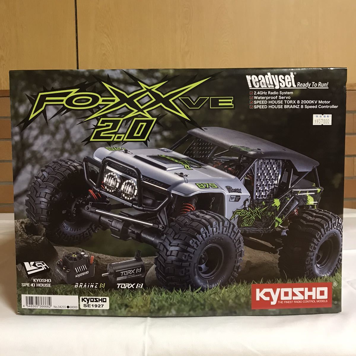 未走行品 】京商 1/8 RC 4WD モンスタートラック FO-XX VE 2.0 レディ 