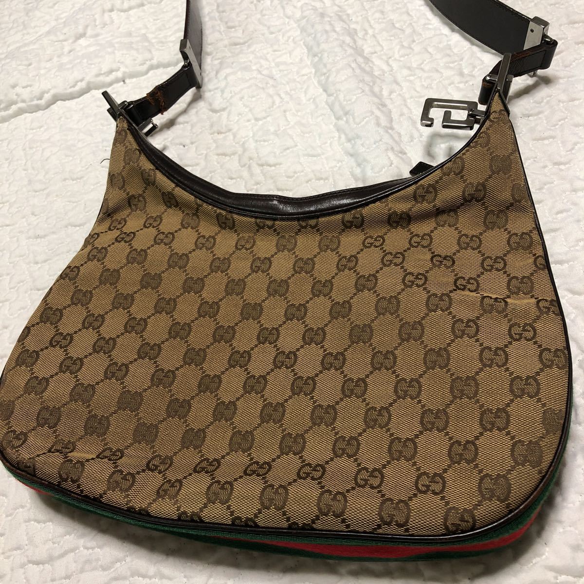 GUCCI ショルダーバッグ グッチ ジャンク GGキャンバス GG 