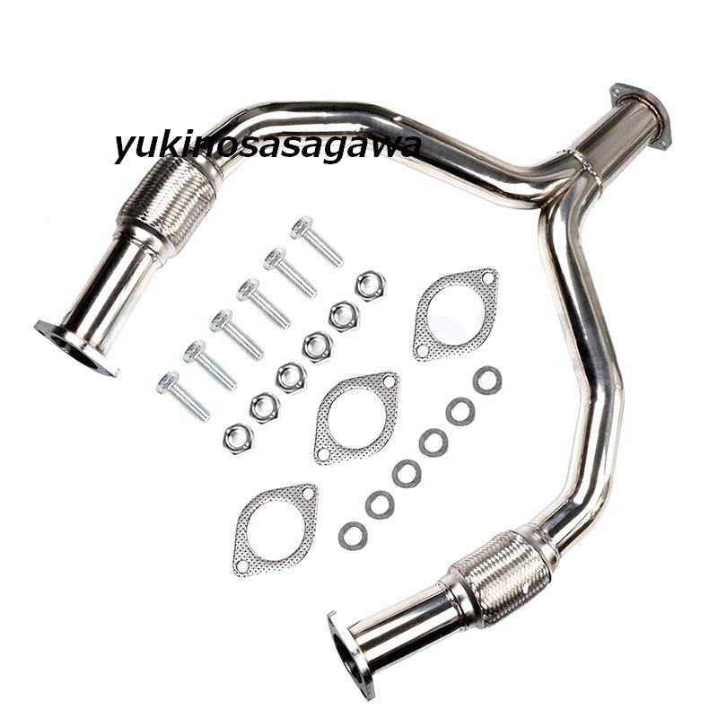 Z34 V36 ステンレス Yパイプ フロントパイプ VQ35HR VQ37VHR CKV36