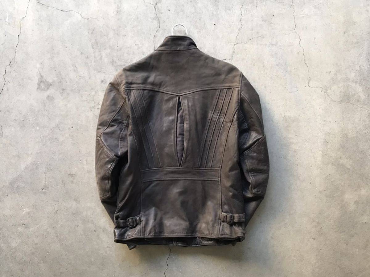 R.NEWBOLD シープスキン レザー ライダースジャケット L アールニュー 