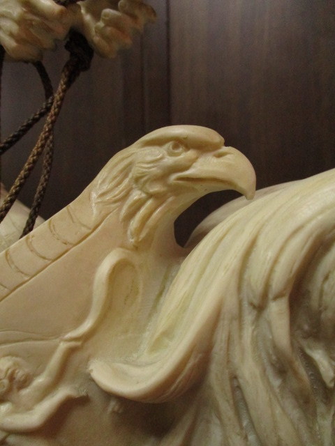 西洋美術 イタリア製 アンテルマ サンティーニ 彫刻 戦馬車像