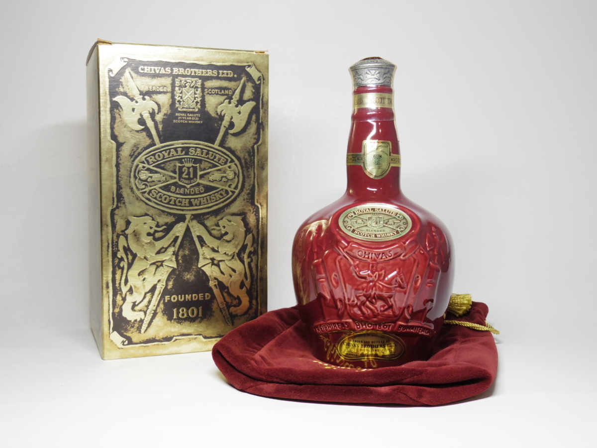 開】CHIVASシーバス ROYAL SALUTE ロイヤルサルート 21年 スコッチ