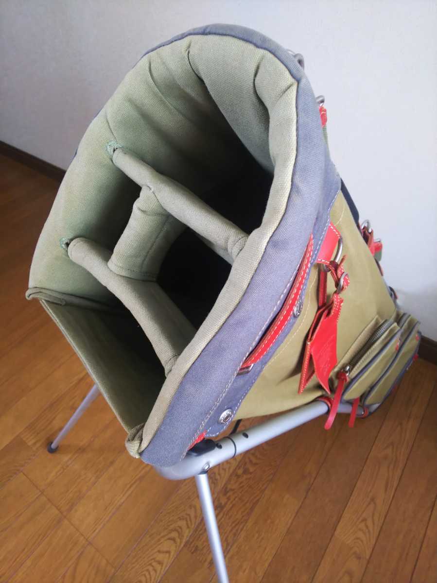 木の庄帆布 ミズノ キャディバッグ フレームウォーカー クリエイティブ