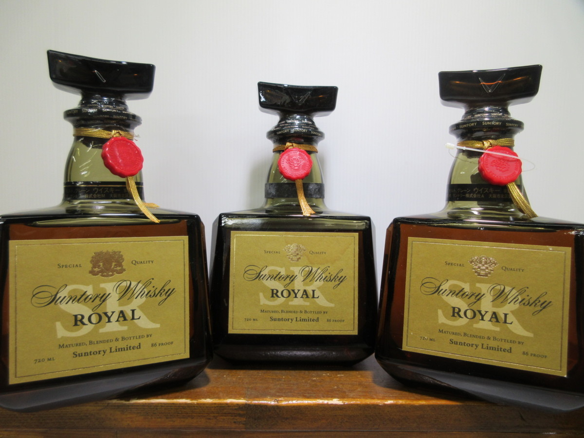 5本セット サントリー ローヤル SR 山崎15年モルト表記 SUNTORY ROYAL