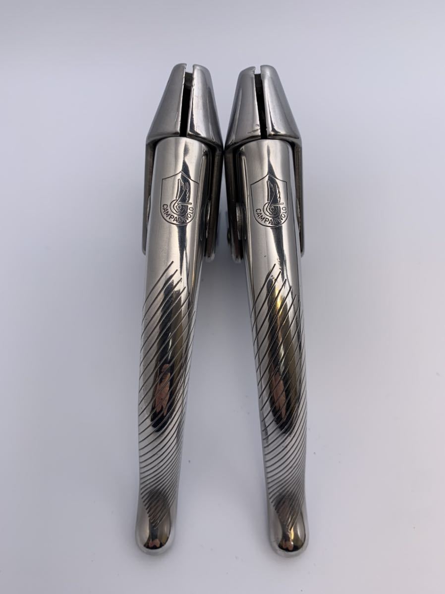Campagnolo コルナゴ刻印レコードブレーキレバー 未使用品ホワイトラバー カンパニョーロ コルサレコードブレーキレバー Campagnolo C-Record