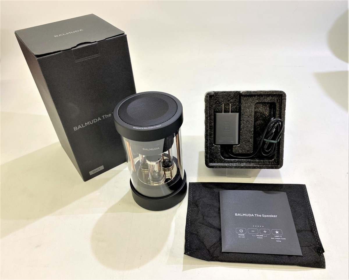 ◇【中古】BALMUDA The Speaker M01A-BK ワイヤレススピーカー