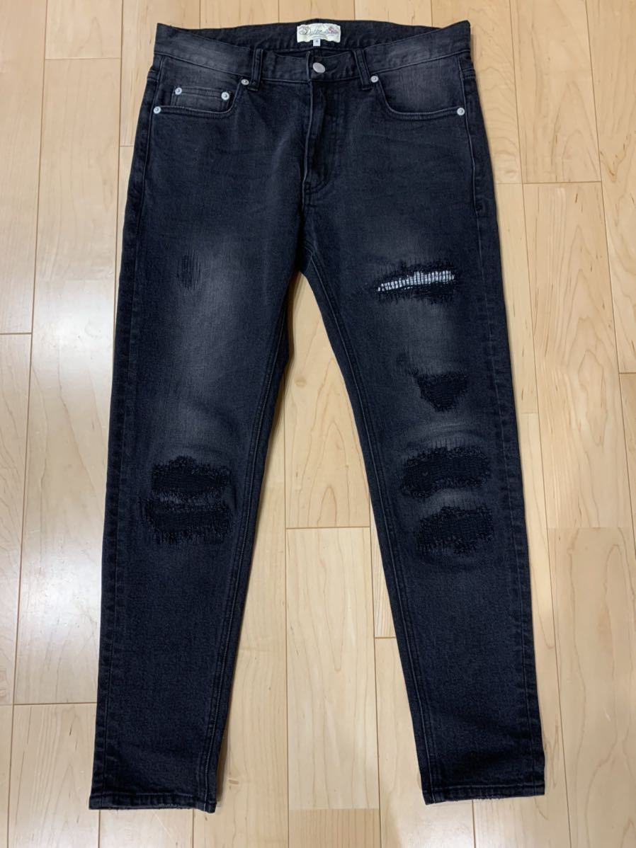 ☆ 送料無料 The DUFFER of ST.GEORGE DAMAGE＆REPAIR SUPER SKINNY 