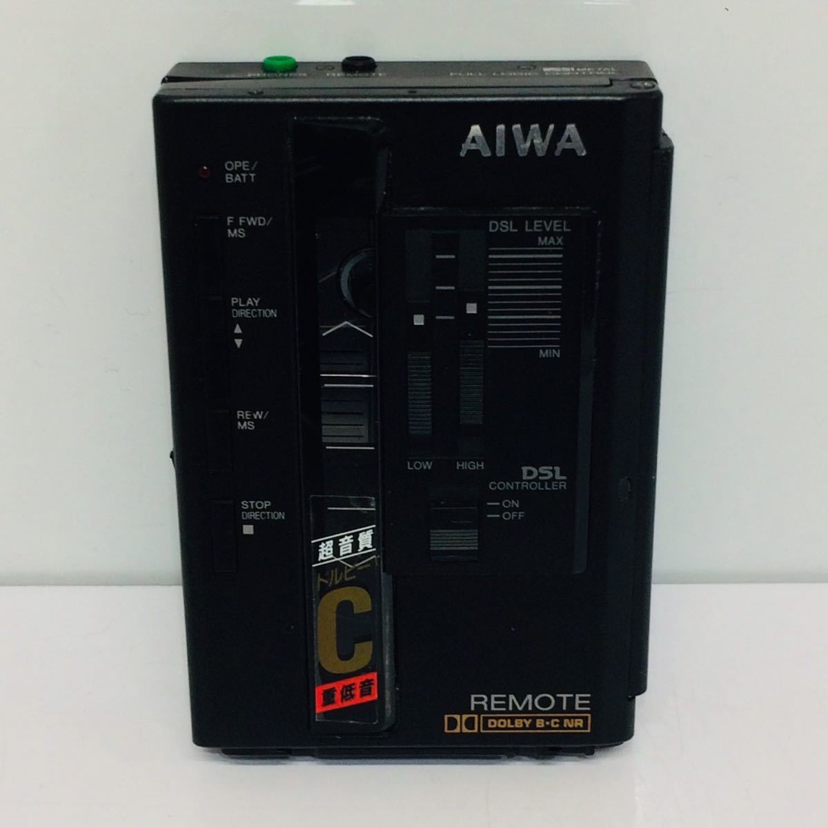○希少 アイワ HS-PX10 ステレオカセットプレーヤー AIWA ブラック