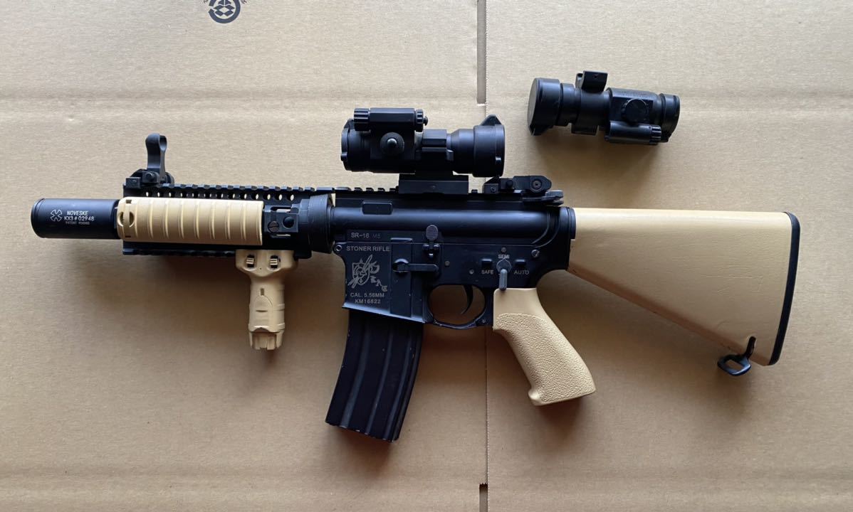 SR-16 東京マルイ 電動ガン EoTech メタルフレーム⁄ 刻印 電動ガン SR