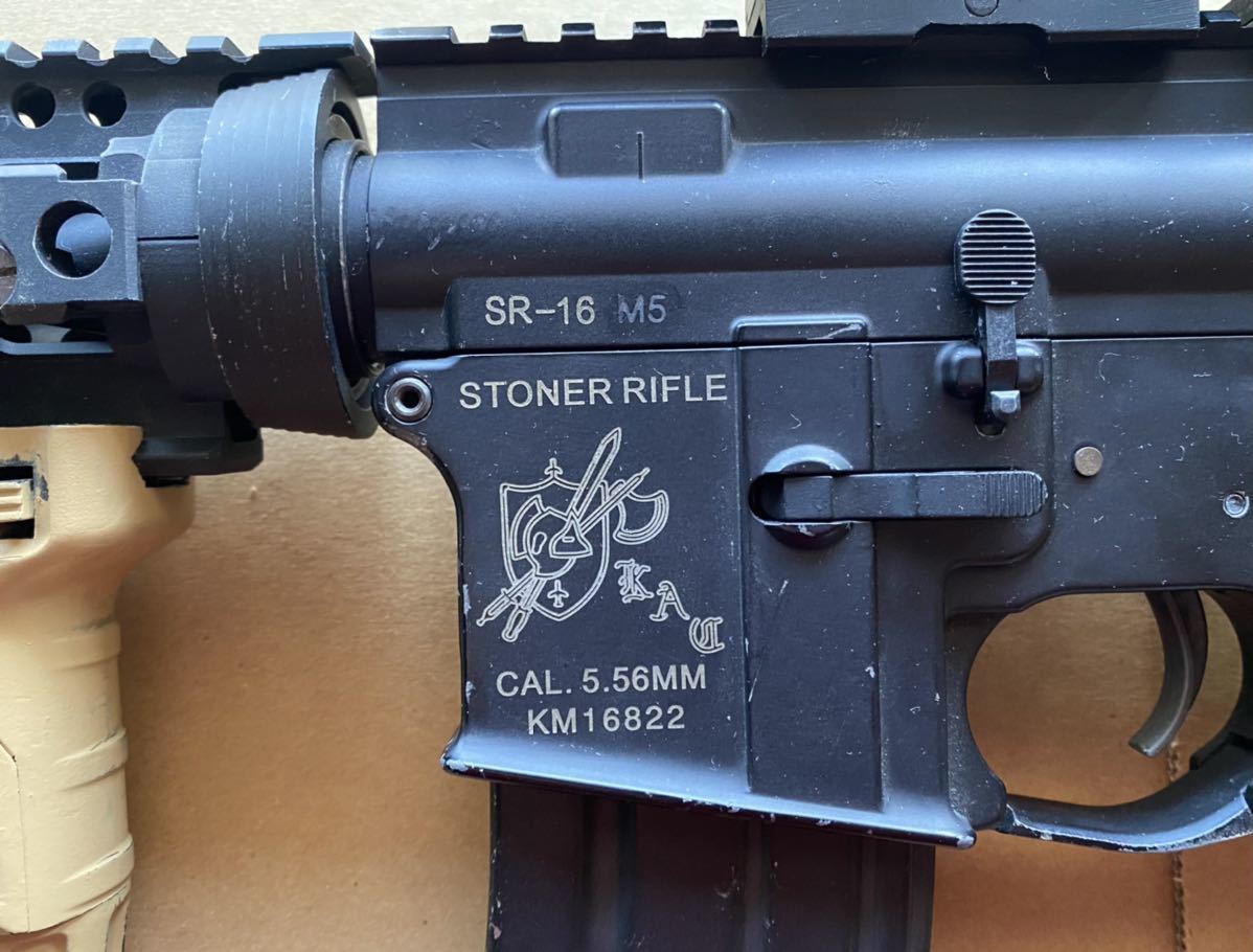 SR-16 東京マルイ 電動ガン EoTech メタルフレーム⁄ 刻印 電動ガン SR