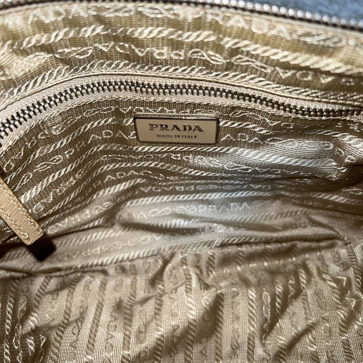 1円 良品 PRADA プラダ ショルダーバッグ ハンドバッグ 三角ロゴ 1円 良品 PRADA プラダ ショルダーバッグ ハンドバッグ 三角ロゴ