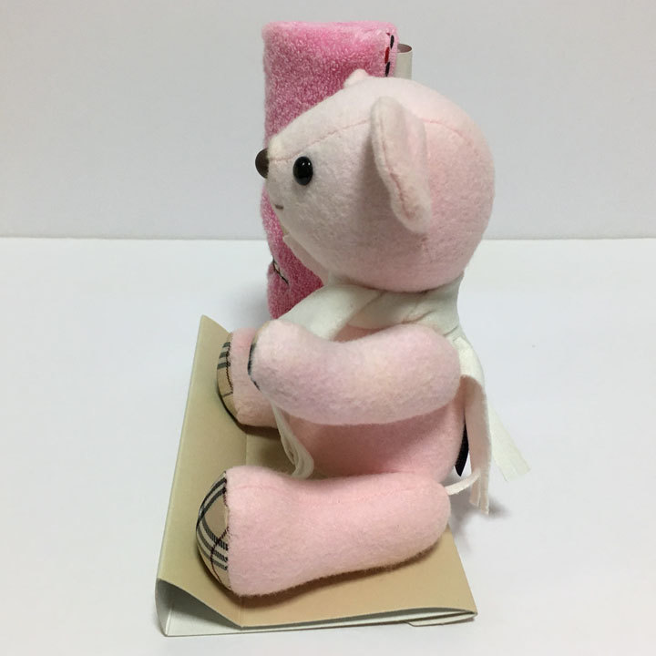 バーバリー☆BURBERRY クマのぬいぐるみ＆タオルハンカチセット 箱入り