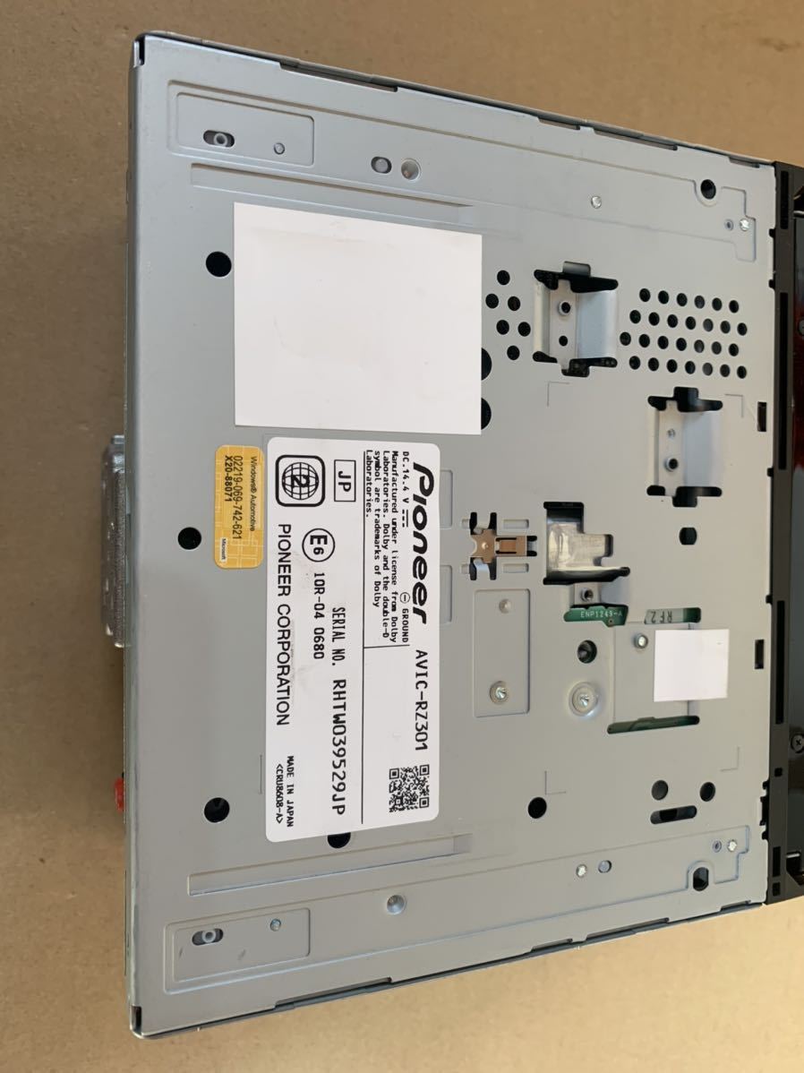 カロッツェリア ( AVIC-RZ301 ) メモリーナビ S.NO ( RHTW039529JP