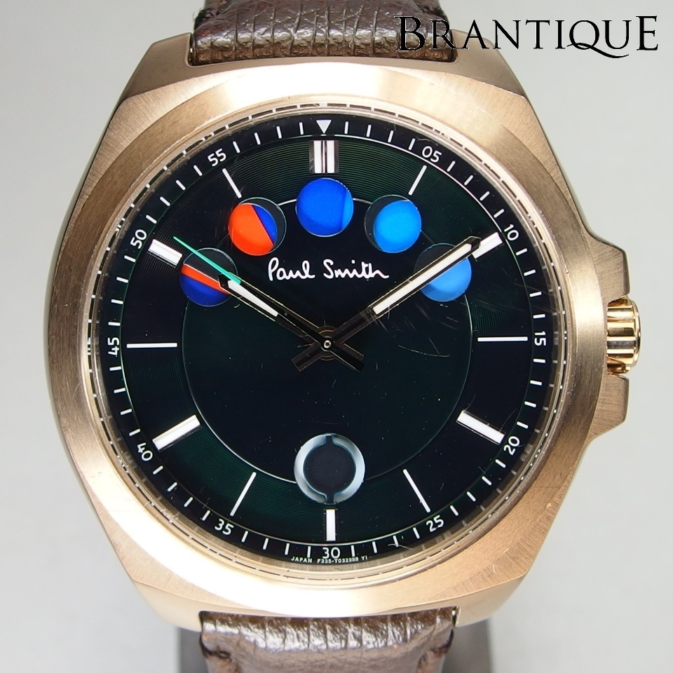 Paul Smith ポールスミス F335-T021476 ファイブアイズ QZ クロノ 