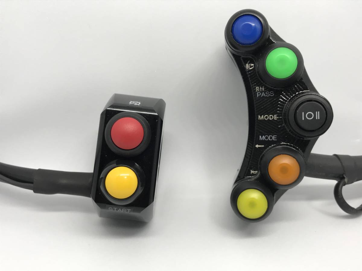 のもけん YZF-R1 4C8 2007-2008アルミレーシングタイプスイッチ左右SET YZF