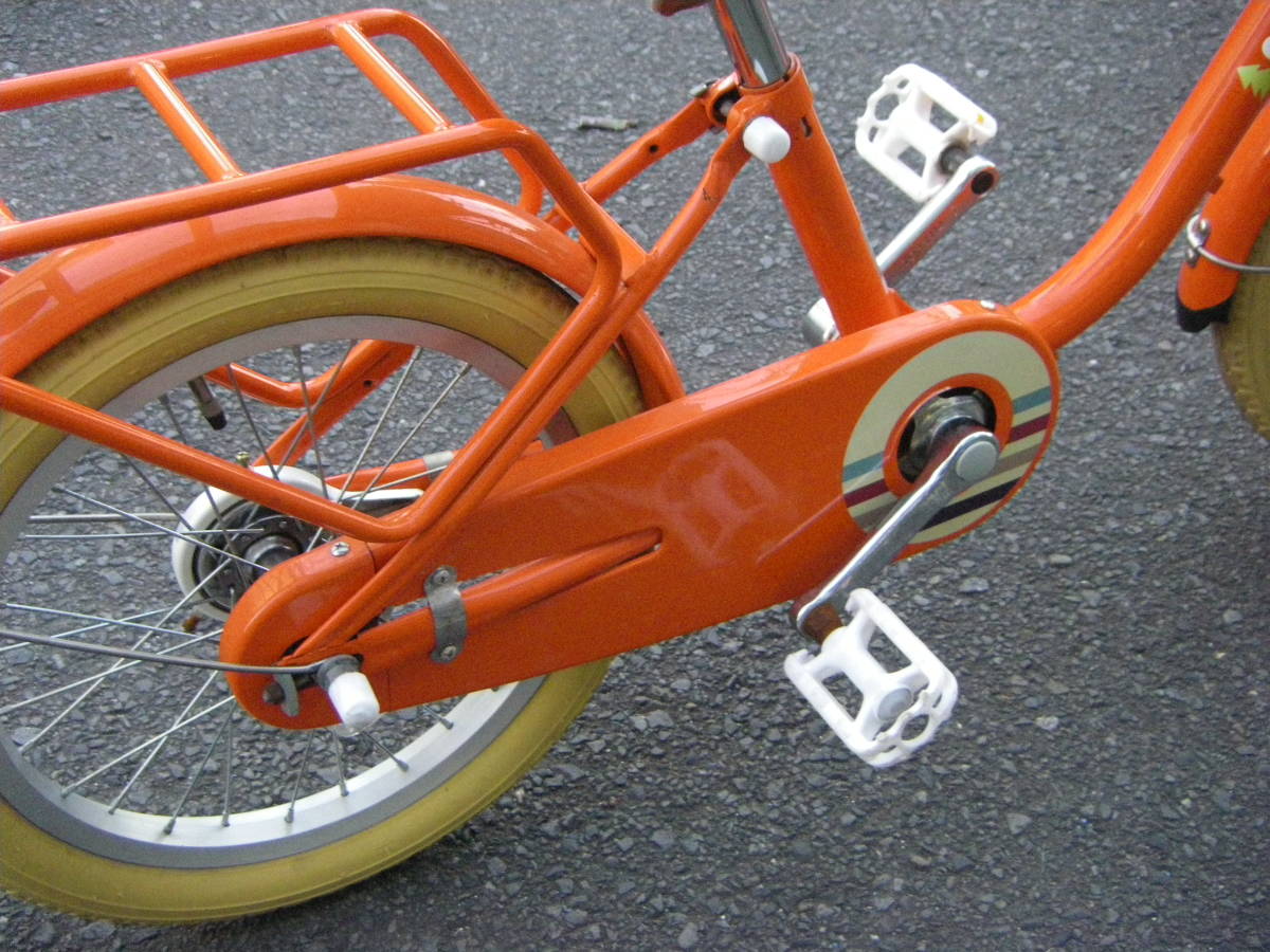 〓中古超美品子供用自転車〓16インチ☆SCALARE STYLE☆オレンジ☆※注  