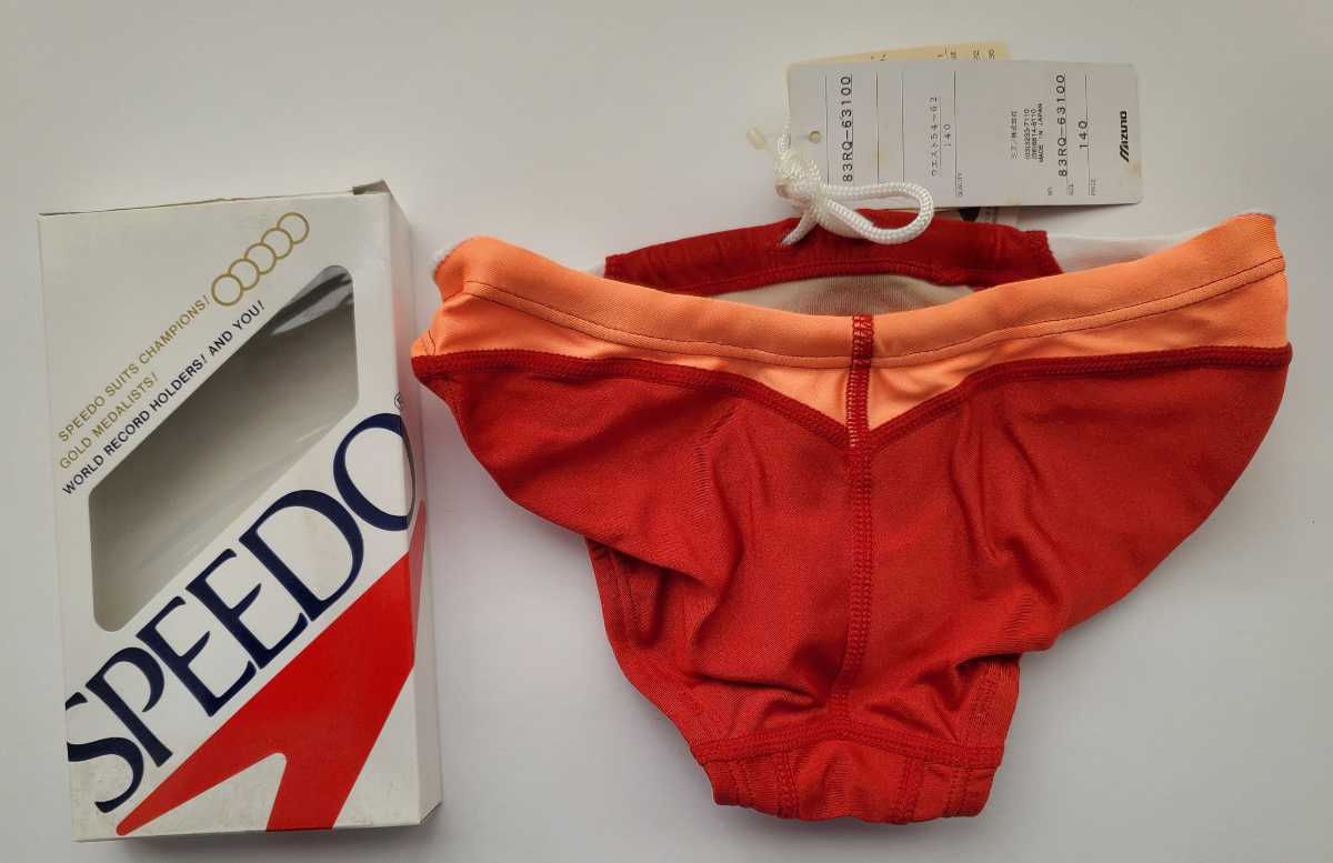 競パン①旧SPEEDO 揚がり 140 ②旧SPEEDO S
