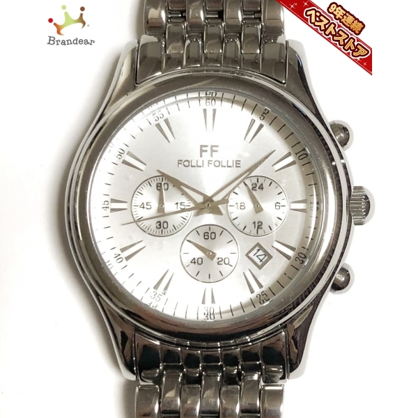 Follifollie フォリフォリ 腕時計 Wt5t016be メンズ シルバー フォリフォリ 売買されたオークション情報 Yahooの商品情報をアーカイブ公開 オークファン Aucfan Com