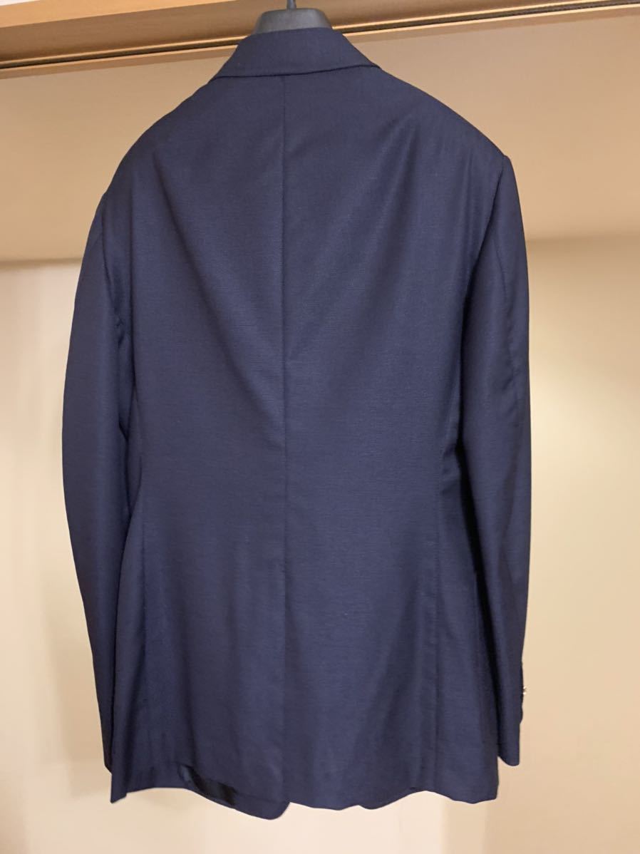 トムフォード TOMFORD シルク混ネイビーブレザージャケット サイズ50