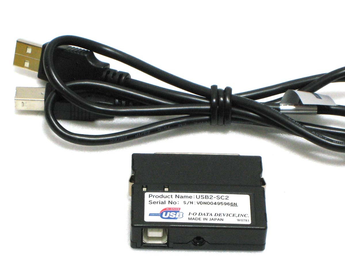 SCSI-USB変換アダプタ I-O DATA USB2-SC2