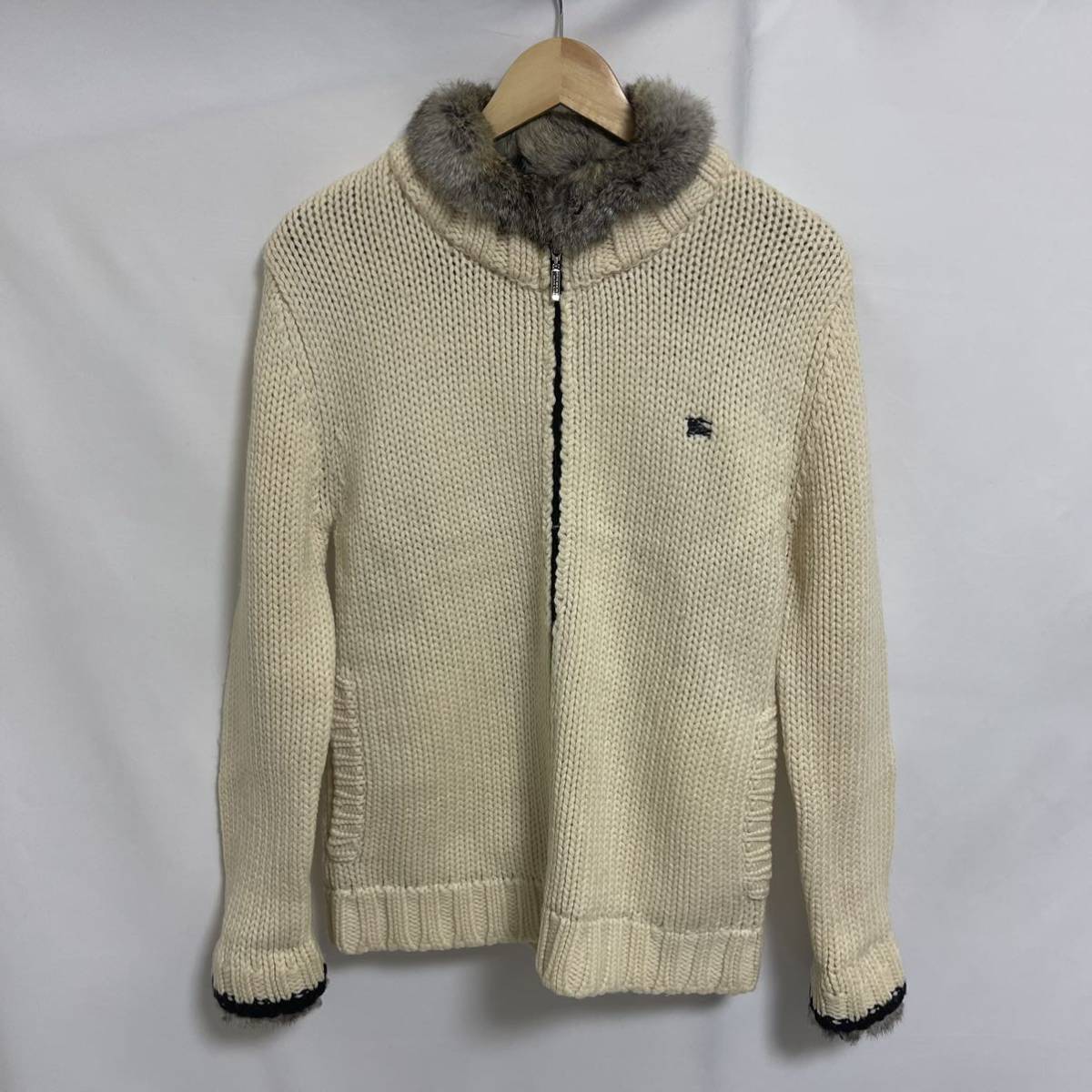 BURBERRY BLACK LABEL バーバリーブラックレーベル ラビットファー 