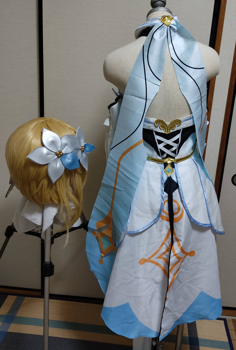 原神 旅人 蛍 主人公 風 着ぐるみ kigurumi 衣装 全頭面 髪飾り 美少女