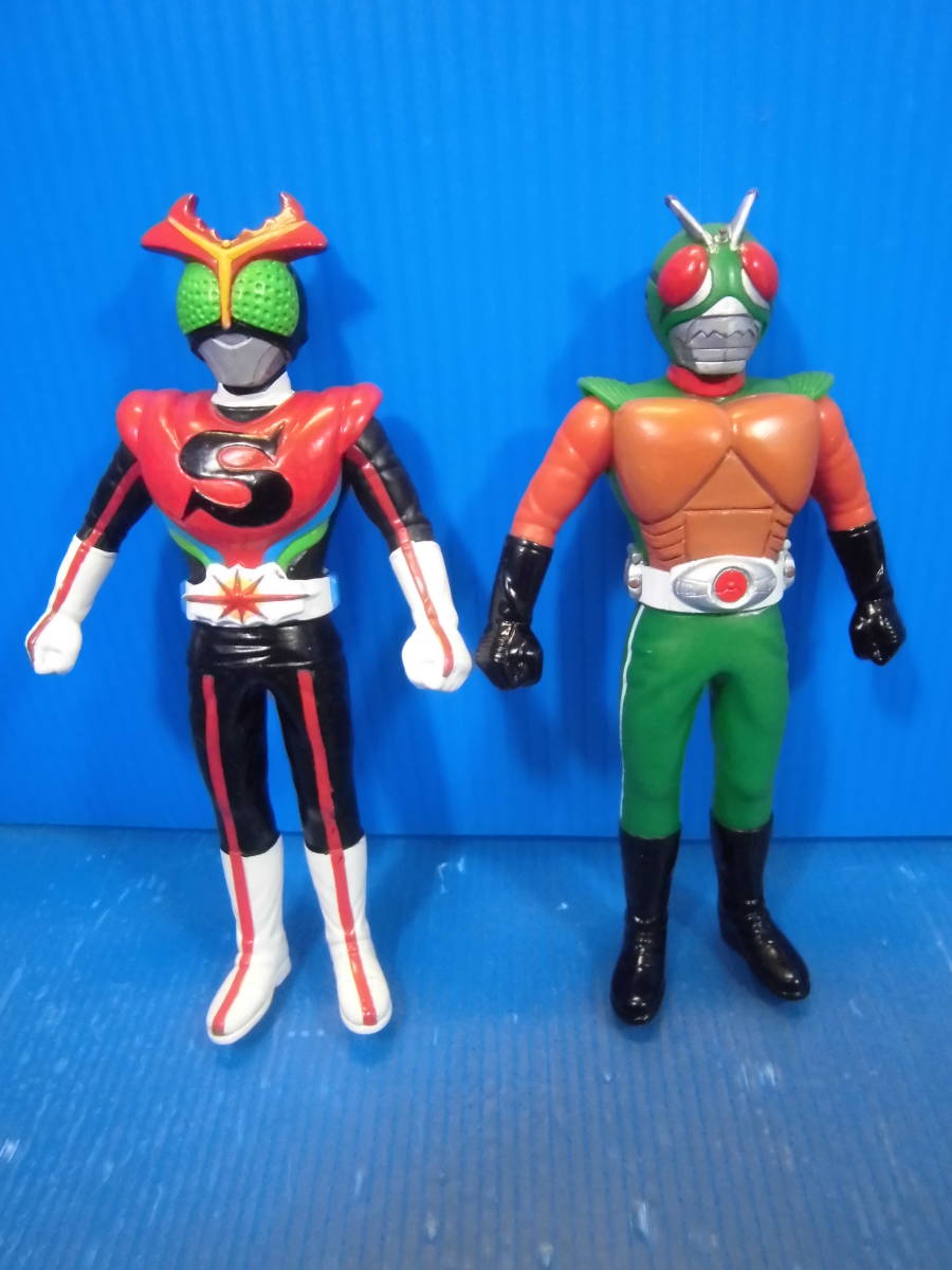 ☆仮面ライダー/昭和ライダーのソフビ10点セット(1号～ZX・バンダイ