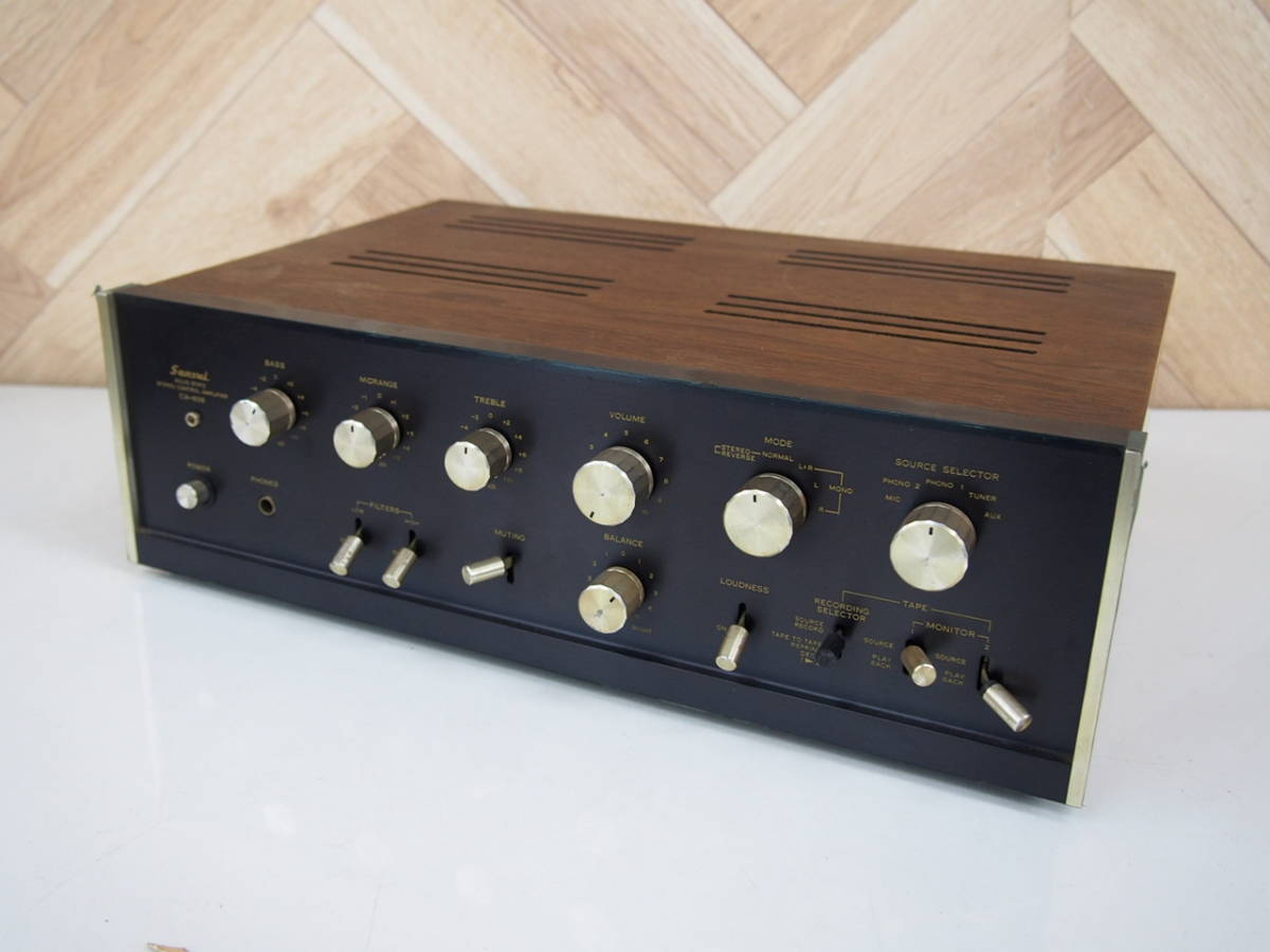 ☆Sansui サンスイ CA-606 ステレオコントロールアンプ ジャンク CA