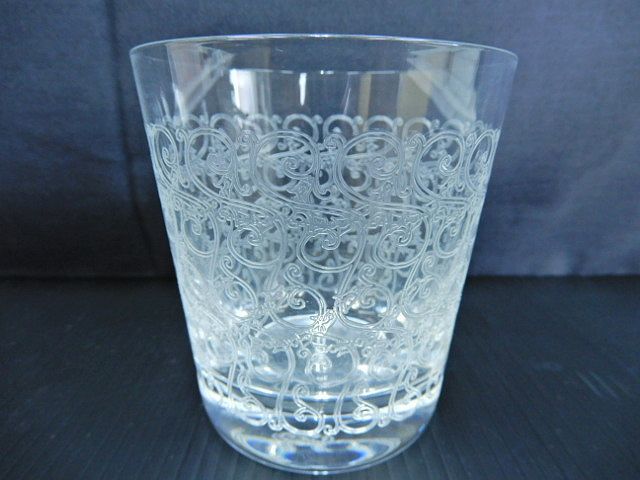 数量限定，新作登場 2H126 Baccarat バカラ 蔓草模様 ローハン クリスタルグラス ロックグラス(バカラ)｜売買されたオークション情報、yahooの商品情報をアーカイブ公開 - オークファン バカラ