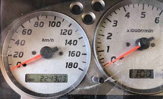 日産 純正 S15 シルビア AT SR20DE NA スピードメーター 86F12  