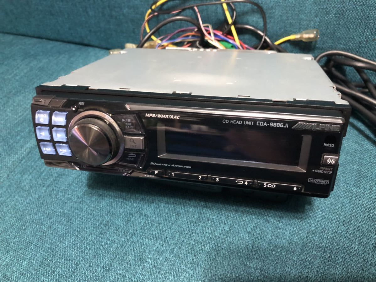 中古 アルパイン CDA-9886Ji CDプレイヤー CD-R ALPINE アルパイン CDA
