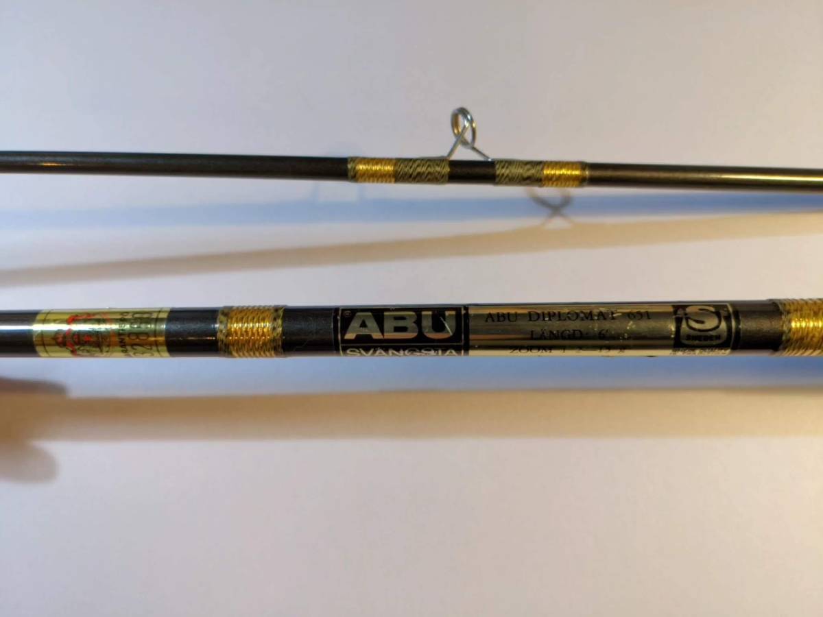ABU ディプロマット DIPLOMAT 651 LANGD 6' ZOOM 1 2~15g 2ピース OLD品