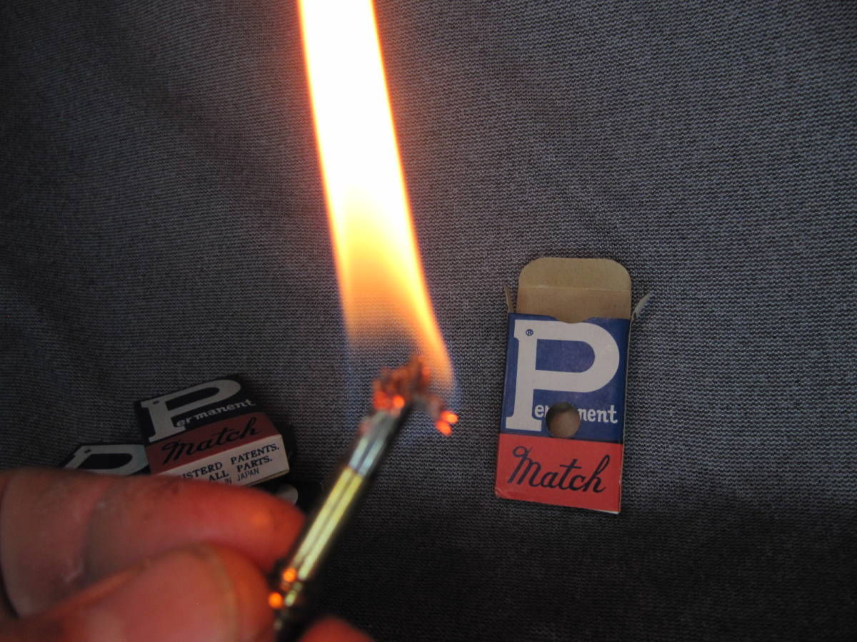 6個セット 日本製 Permanent Match パーマネントマッチ 永久マッチ オイルマッチ タバコ パイプ着火 キャンプ サバイバル その他 売買されたオークション情報 Yahooの商品情報をアーカイブ公開 オークファン Aucfan Com