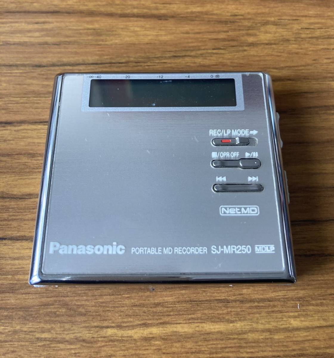 Panasonic sj-mr250 MDレコーダー 動作品 Panasonic SJ-MR250