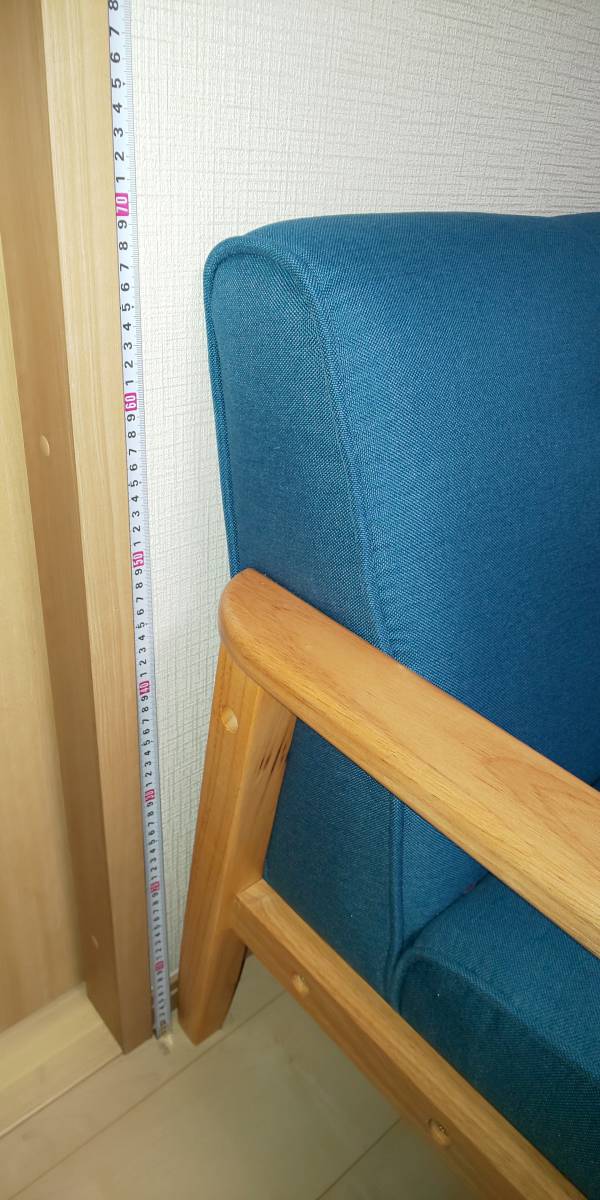 新品同様 ★カリモク調　3人掛けソファ ★北欧アンティーク 木肘レトロ★_6