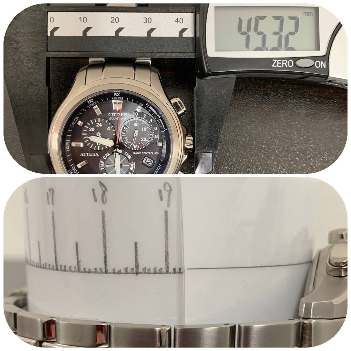 ジャンク扱い CITIZEN シチズン ATTESA アテッサ Eco-Drive エコ 